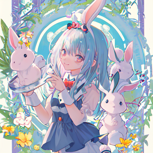 たくさんのウサギ