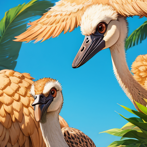 愛らしい目をしたダチョウ