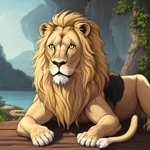 威厳のあるライオン様