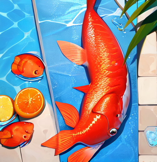 奇形魚にも見える魚