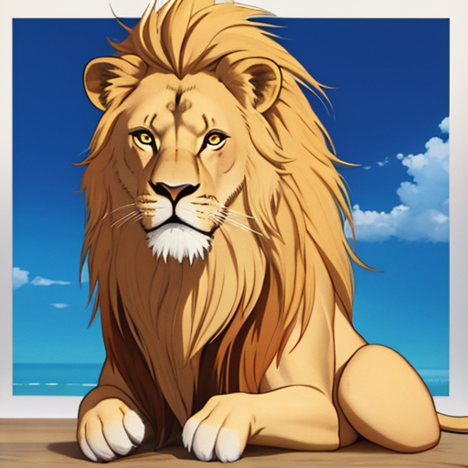 りっぱな毛のライオン