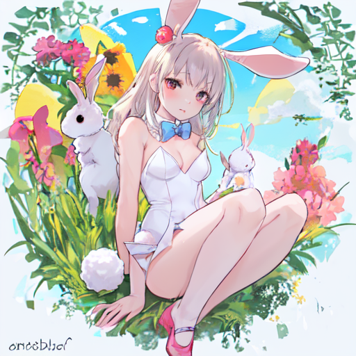 かわいいウサギさんとバニーガール
